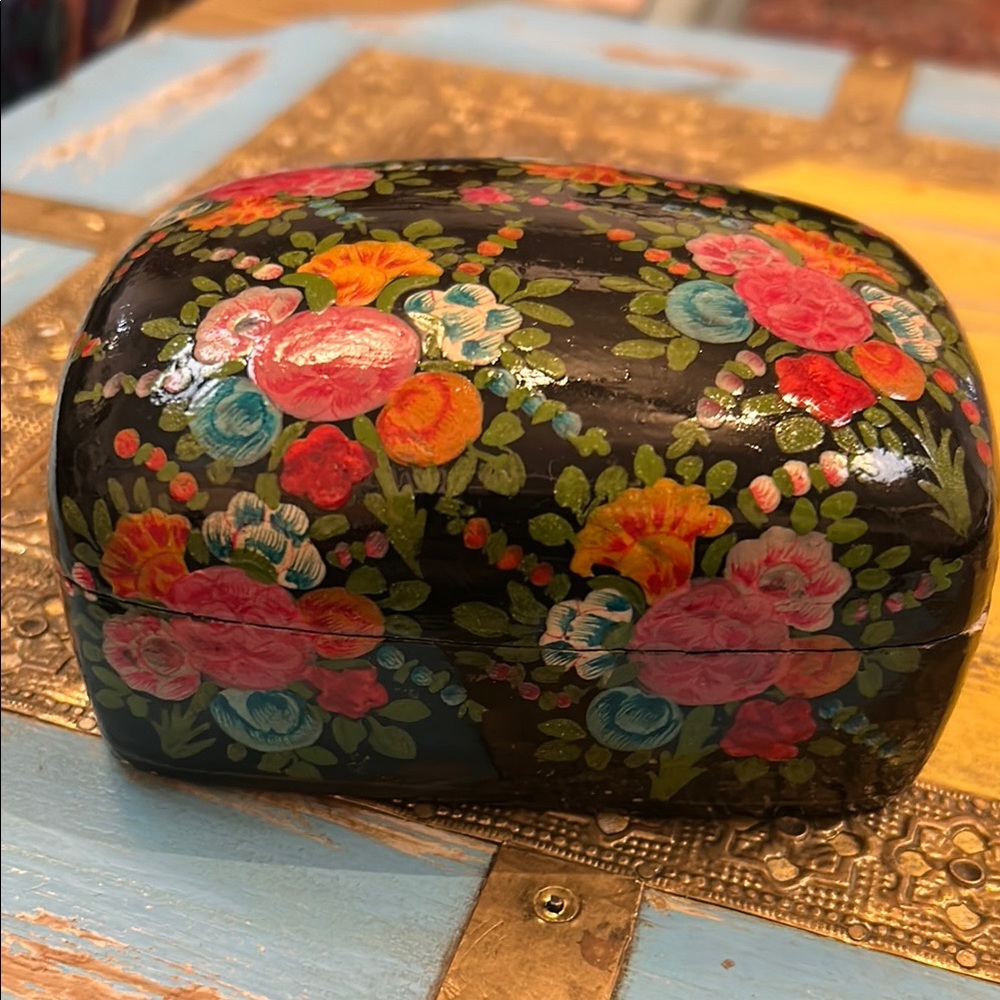 Kashmir Paper Mache Box